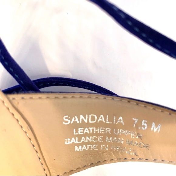 STEVE MADDEN Sandalia Blue Strap Sandal Heels - Picture 6 of 8